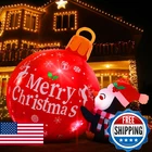 Vinsot 6.6 Ft Giant Christmas Inflatable Penguin And Ball Outdoor Decoration Led New. Price: $95.39.