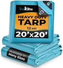 Tarps Heavy Duty Waterproof 20X20-12 Mil Thick Camping Tent Blue 20X20... New. Price: $88.71.