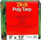 Do It Best 741184 Camouflage Tarp, 8X10 New. Price: $30.76.