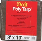 Do It Best 764345 Medium-duty Poly Tarpaulin, 8X10, Brown/green New. Price: $21.19.