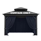 Pakunoda Outdoor Gazebo Curtain Replacement Universal 4-PANEL Sidewalls 10 X New. Price: $149.98.
