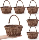 Small Wicker With Handle Flower Girl Baskets Oval Willow Woven Braided... New. Price: $79.19.