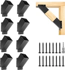 Pcs Pergola Angle Support Bracket,reinforced 45-DEGREE 4X4-8, Black New. Price: $78.29.