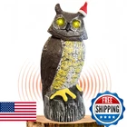 Ugold Solar Powered Owl, Motion Detection, Rotating Head, Realistic Hoots And Si New. Price: $45.59.