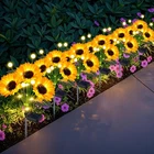 Edof 6 Pack Sunflower With Firefly Lights,solar Outdoor Garden Decor,s... New. Price: $100.69.