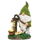 Garden Gnomes Solar Lights Waterproof Resin Outdoor Decor 10 New. Price: $59.99.