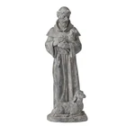 Newman House Studio Francis Garden Statue - 15.2" Resin Patron Of Nature. Price: $68.09.