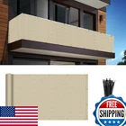 Infrange Balcony Privacy Fence 3'X12' Mesh Windscreen Shield Beige New. Price: $26.13.