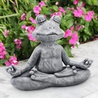 Goodeco 12.5" L 10" H Meditating Yoga Frog Statue - Gifts For Women/mom, Ze New. Price: $72.09.