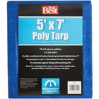 (10-PK) Do It Best Blue Woven Ft. X Medium Duty Poly Tarp Model: 709353 New. Price: $68.39.