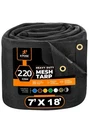 Xpose Safety Heavy Duty Mesh Tarp, 7 18 Multipurpose Black Protective Cover New. Price: $55.00.