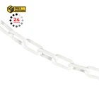 Mr. Plastic Barrier Chain, White, 1.5-INCH Link Diameter, New. Price: $27.99.