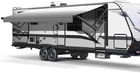 Durable Rv Awning Fabric Replacement - Grey Fade 20' For Campers & Trailers New. Price: $339.99.