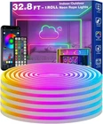 Rcuica 32.8FT Permanent Outdoor Lights Waterproof With Smart App Control Remote, New. Price: $62.63.