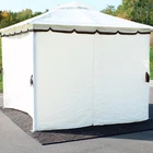 4-PIECE 10 X Ft Polyester Gazebo Sidewall Curtain Set Cream By Sunnydaze New. Price: $54.67.