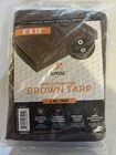 Multipurpose Protective Cover Brown Poly Tarp 8' X 15' 5MIL Thick,water Resis... New. Price: $34.99.