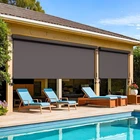 Wisteria Lane Outdoor Roller SHADE(10'W X 8'H)420GSM New Material With 95% Uv.... Price: $358.62.