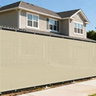 Floraleaf 4' Privacy Fence Windscreen Mesh Shade 25', Beige New. Price: $35.99.