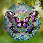 Butterfly Wind Spinner Outdoor - Gifts For Women & Mom, Hanging Sculpture New. Price: $62.05.