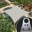 Amgo 16' X Grey Rectangle Square Super Ring Sun Shade Sail ATAWS16 Canopy New. Price: $199.90.