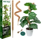 Lvesunny Pack Moss Pole For Monstera, Bendable 29" Coco Coir Plant Support ... New. Price: $9.32.