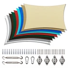 Colourtree Rectangle Sun Shade Sail Cover Outdoor Patio With Hardware Kit New. Price: $71.98.
