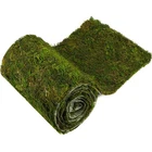 108'' X 16'' Dried Moss Table Runner - Green Sheet Roll For Crafts, Preserv New. Price: $67.19.