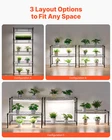 Vevor 71" Indoor Plant Stand With Grow Lights, 6-TIER Metal Shelf, 192W Led New. Price: $166.99.