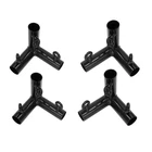 Aoneky 4PCS Way Corner Canopy Fitting - Fits 3/4" Emt Cage Frame Black New. Price: $48.60.