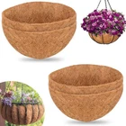 Zeedix 4-PACK 18" Liners For Hanging Baskets Round Coconut Fiber Planters New. Price: $47.66.