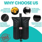 Tradesparker Sand Bags, 4-PACK Large Heavy Duty, Tent Canopy Weights, Black New. Price: $27.99.