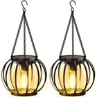 Kooper Solar Lanterns Outdoor Waterproof, Upgraded Metal 2 Pack, Black New. Price: $38.99.