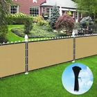 Houssity 8 Ft Beige Privacy Screen For Chain Link Fence Carport Garden Farm New. Price: $186.99.