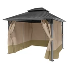 Aoodor 13'X10' Gazebo Universal Replacement Privacy Curtain Side Walls 4 Panels New. Price: $84.99.