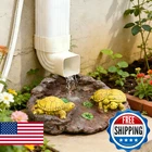 Turtlle Statue Splash Block Gutter Downspout Garden Decor, Larger New. Price: $60.99.