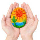 Simetufy 45PCS Rocks For Painting, Large 3-4 Inch Natural River Stones Diy, New. Price: $44.81.