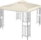 Flexzion 8'X8' Gazebo Top Canopy Replacement Cover (ivory) - Dual Tier New. Price: $85.99.