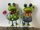 Frog - Metal Yard 3D Art Set Spring Movement Garden Decoration Open Box. Price: $24.99.
