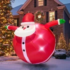 Christmas Inflatable 9FT Wide Santa Claus Outdoor Decoration With Built-in Led New. Price: $149.41.