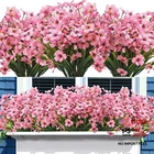 Grunyia 20 Bundles Artificial Flowers, Outdoor Indoor Uv Resistant Fake Pink New. Price: $37.24.