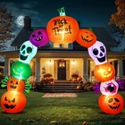 Mgparty 10FT Halloween Inflatables Pumpkin Skeleton Archway Built-in Led Lights New. Price: $121.02.