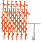 Zhengmy Giant Skeleton Accessories Ground Anchors Screw Inch High 12 Orange New. Price: $80.92.