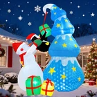 Uovehoin 8FT Christmas Inflatables Giant Tree Yard Decoration, Xmas New. Price: $79.29.