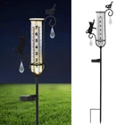 Yngfil 33" Solar Garden Rain Gauge - 7" Glass Tube For Outdoor Indoor Use, Pa... New. Price: $36.01.