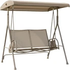 Replacement Canopy Top For Garden Treasures 2-PERSON Sling Swing Beige Riplock New. Price: $111.11.