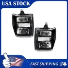 Pair Headlight Assembly 2008 2009 2010 Ford F-250 F-350 Super Duty Halogen New. Price: $103.99.