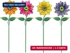 Yeahome Garden Decor For Outside, 4 Pack 20'' Flower Stakes Spring New. Price: $24.98.