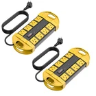 Cccei 2 Outdoor Power Strips Weatherproof With 8 Plug, Waterproof Extension C... New. Price: $69.39.
