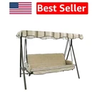 Beige Riplock Canopy Replacement Garden Treasures Swing - Effortless Install New. Price: $187.14.