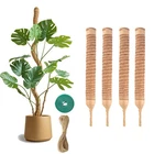 4 Pack Bendable Moss Pole 12 Inch, Monstera Plant Support Stake,coco Coir Pol... New. Price: $15.96.